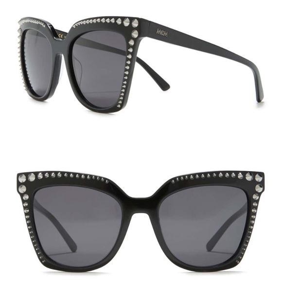Authentic MCM 55 Cat eye Acetate studs sunglasses - Picture 5 of 8